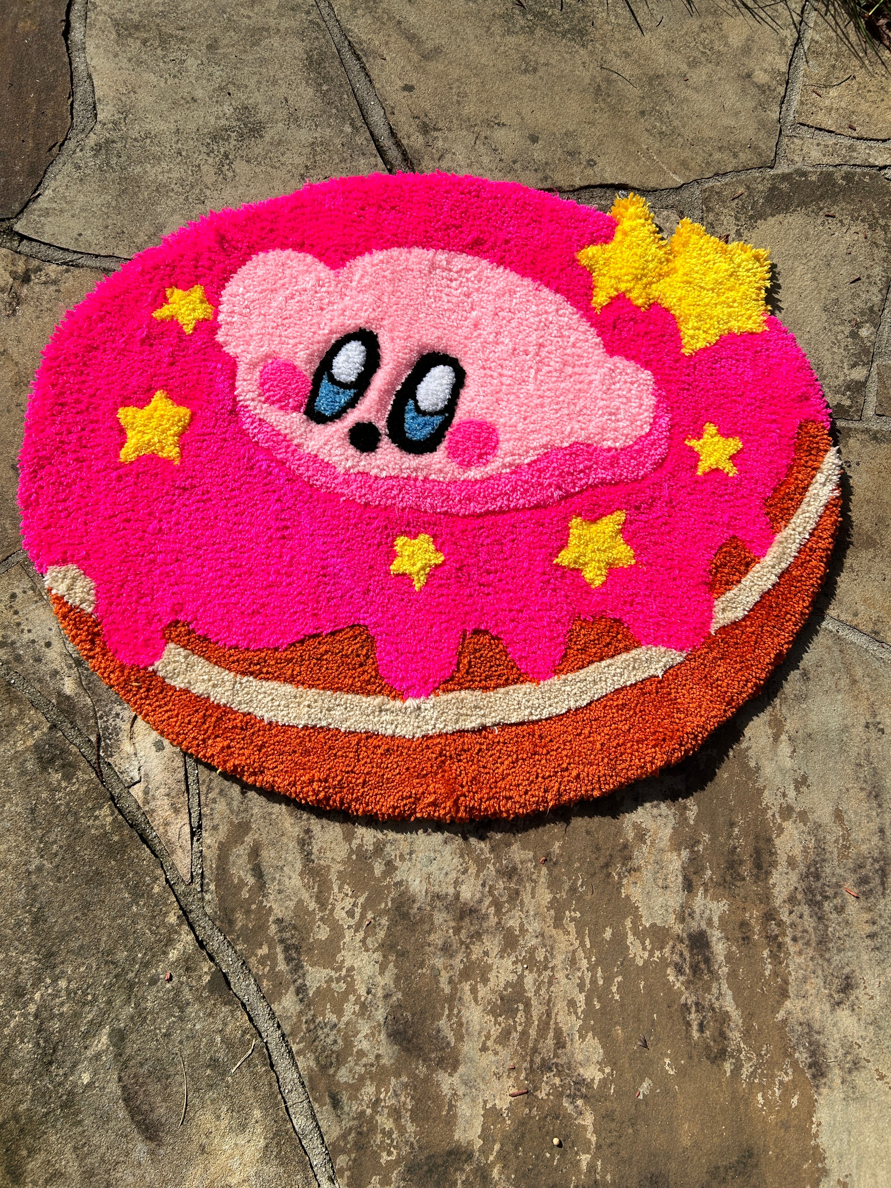 Donut Kirby Rug