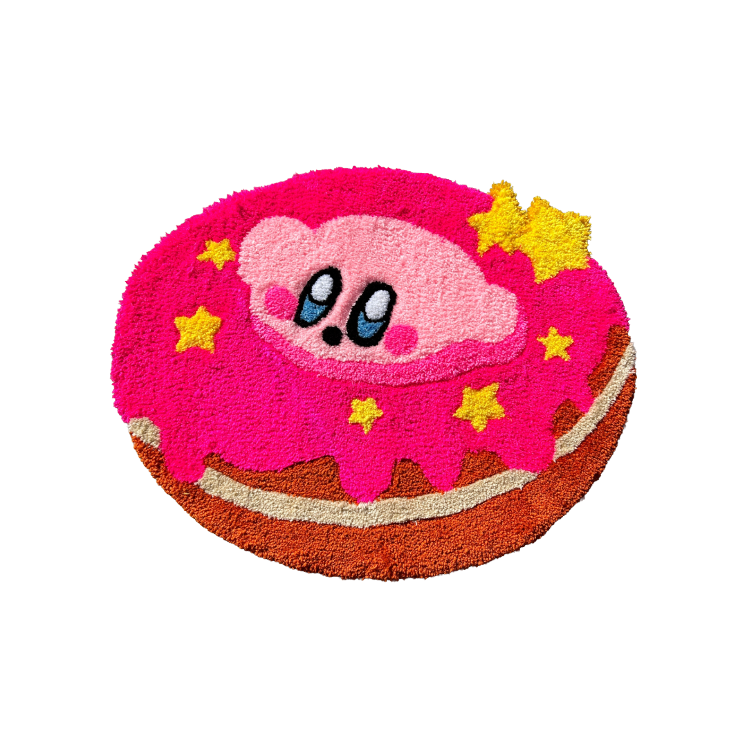 Donut Kirby Rug