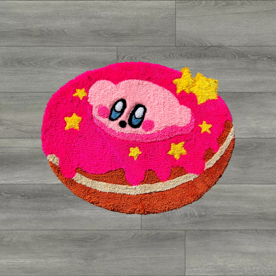 Donut Kirby Rug