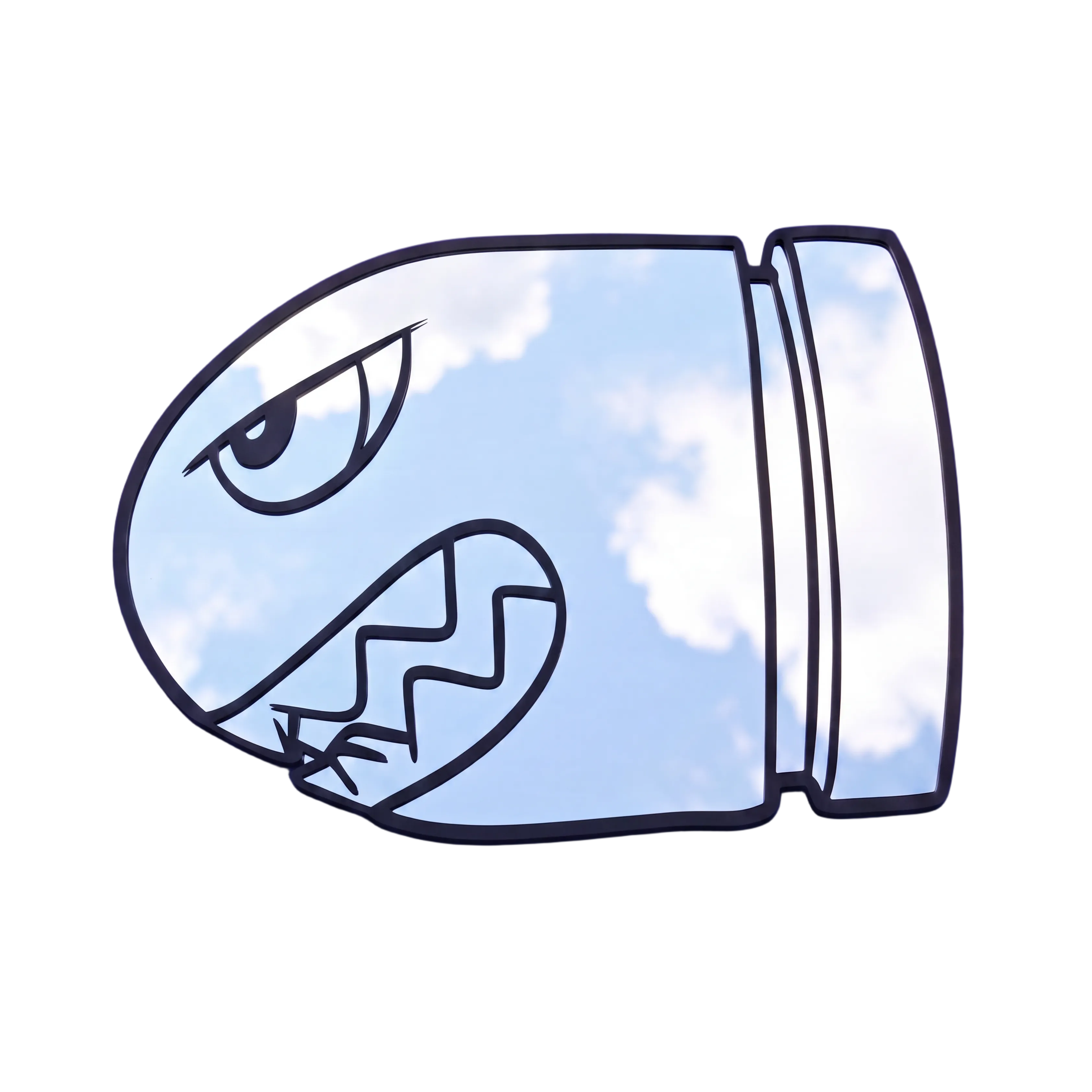Rocket Bullet Mirror